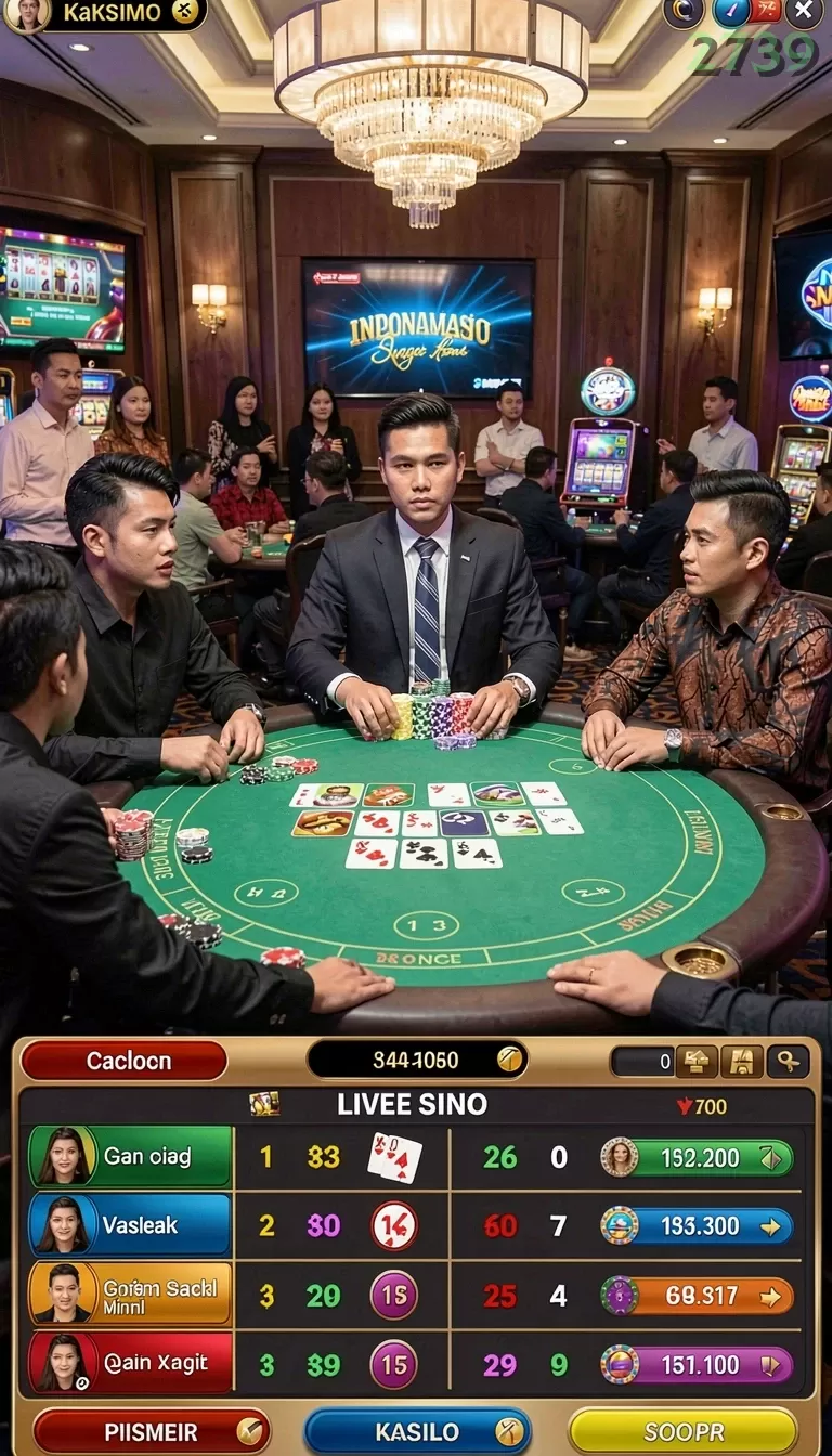 Cuplikan layar RP777 — halaman utama