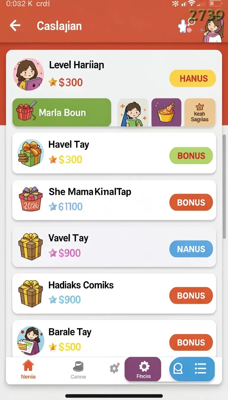 Cuplikan layar 55FIVE — halaman utama