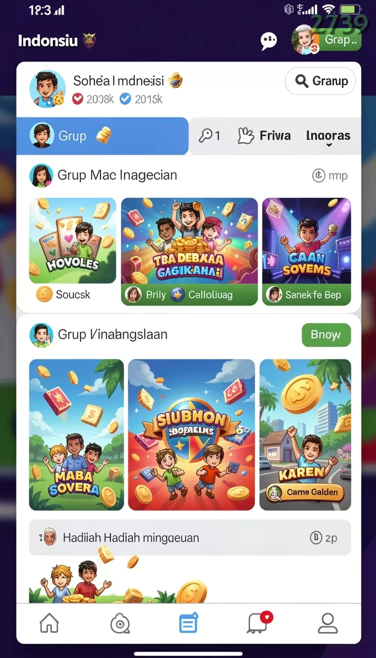 Cuplikan layar RAJABOTAK — aktivitas