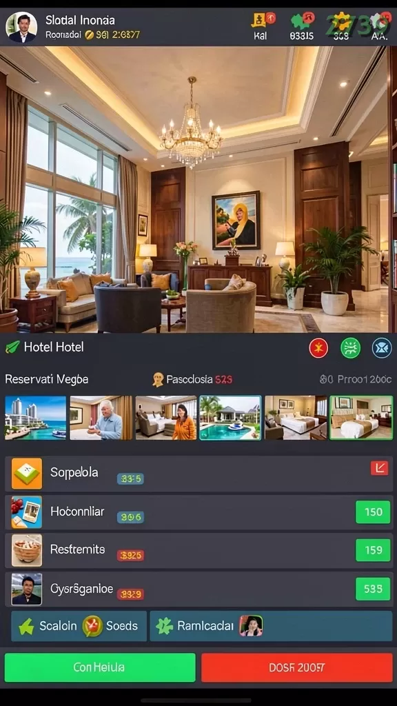Cuplikan layar MUTASTOTO — menu navigasi