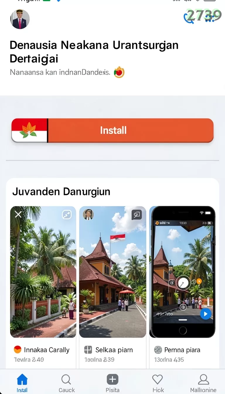 Cuplikan layar MUTASTOTO — halaman utama